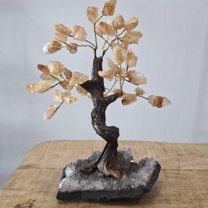 Alternative view of Bonsai en citrine et amethyste - petit