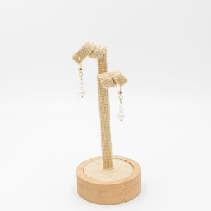 Alternative view of Boucles d’oreilles « Perla » – L’élégance au naturel